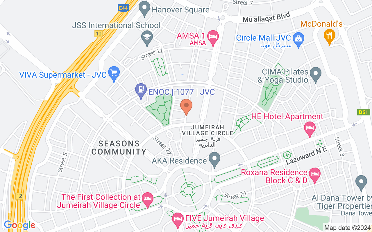 Google Map of 25.0615234,55.2077768