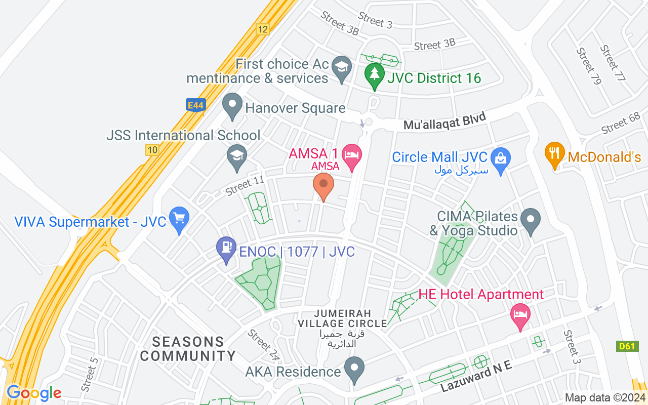 Google Map of 25.0650236,55.2085523