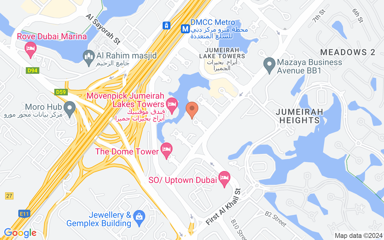 Google Map of 25.0653597,55.1395651