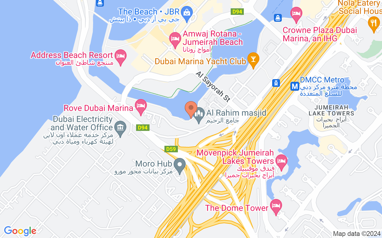 Google Map of 25.0691243,55.1316159