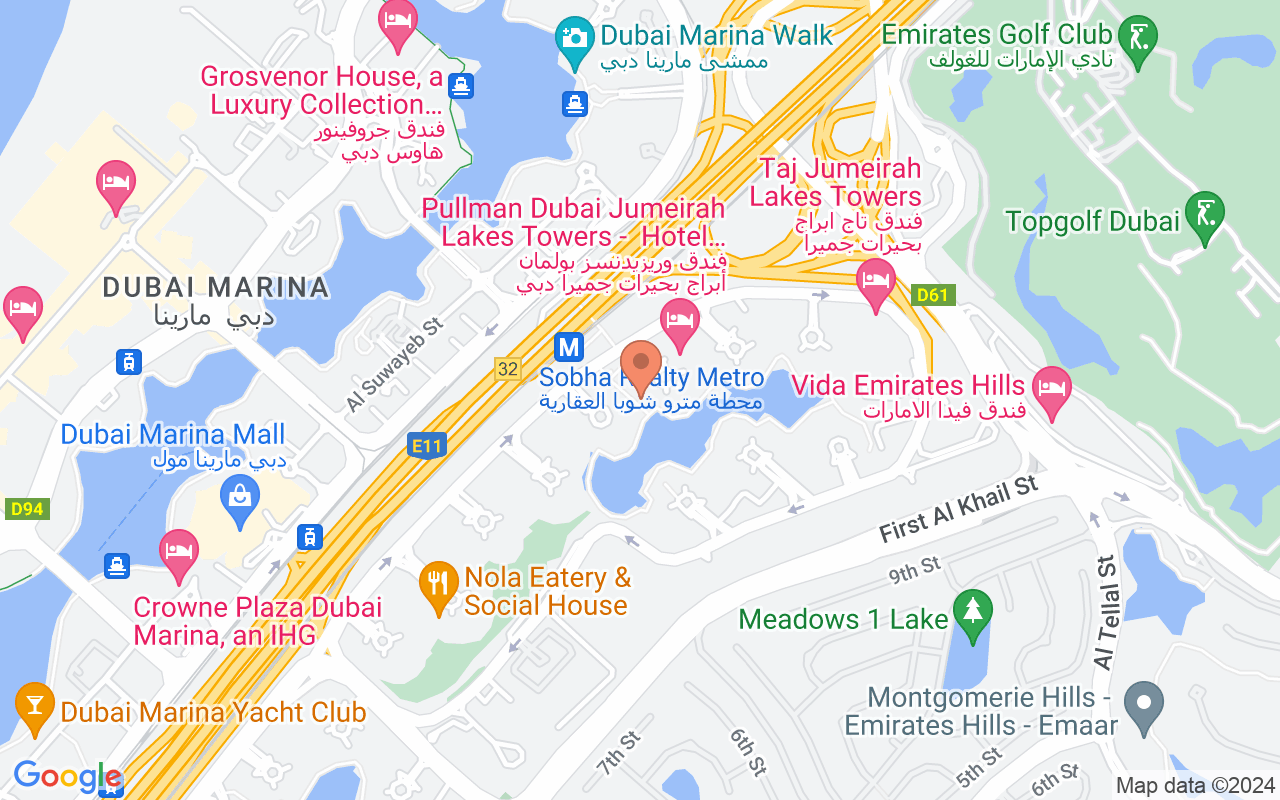 Google Map of 25.078944,55.1491058