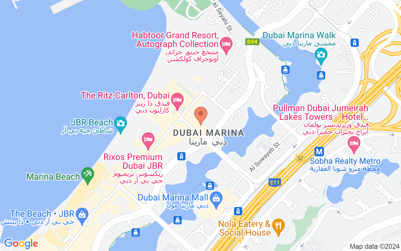 Google Map of 25.0816045,55.1394563