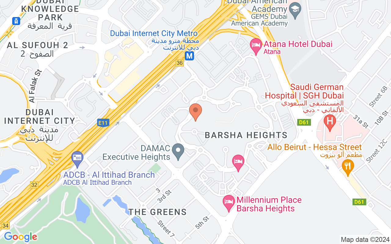 Google Map of 25.0978196,55.1740795