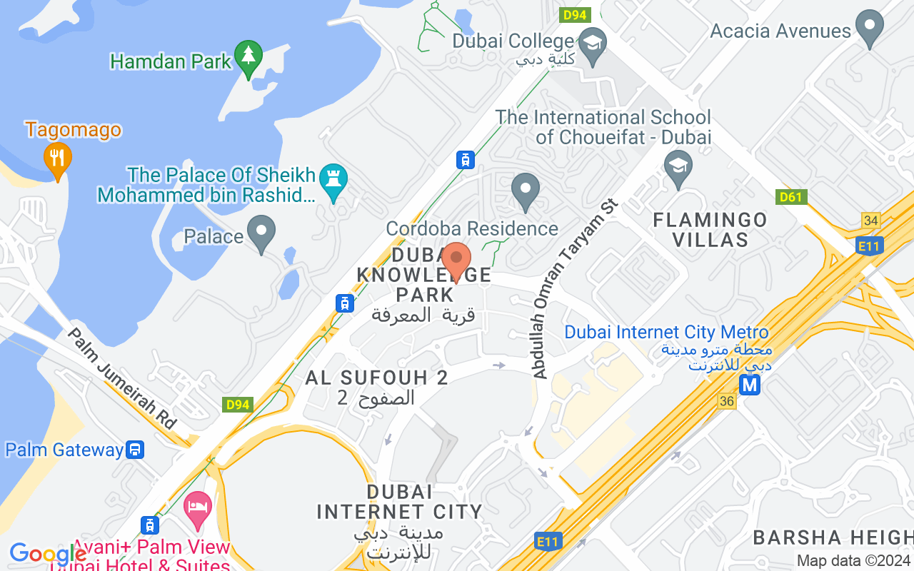Google Map of 25.104736,55.1648218