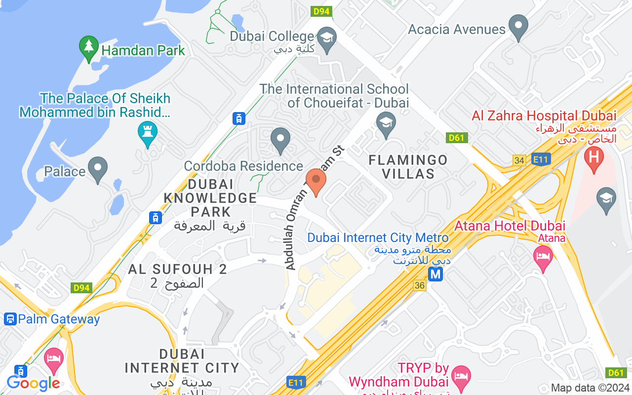 Google Map of 25.1050178,55.1684566