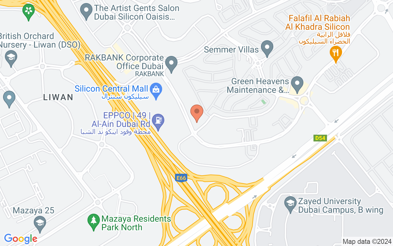 Google Map of 25.1098801,55.3775451
