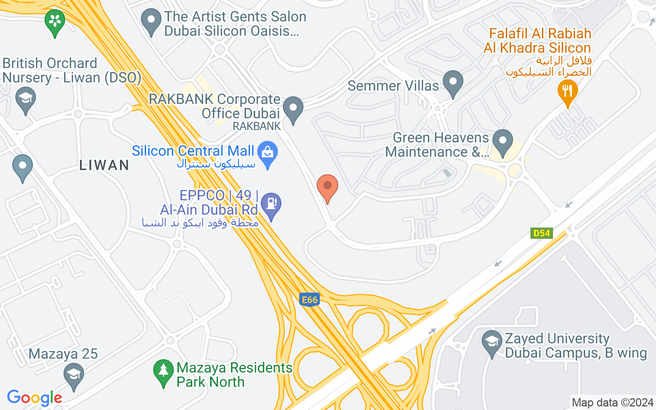 Google Map of 25.1100081,55.377215