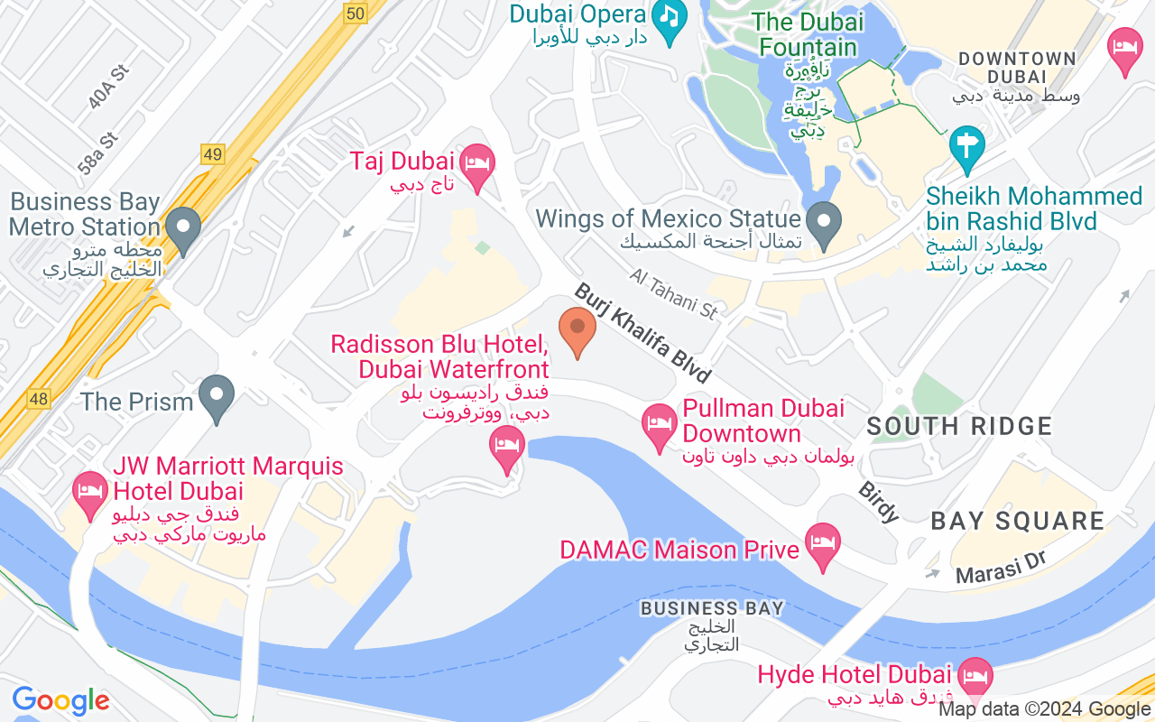 Google Map of 25.188858,55.2696918