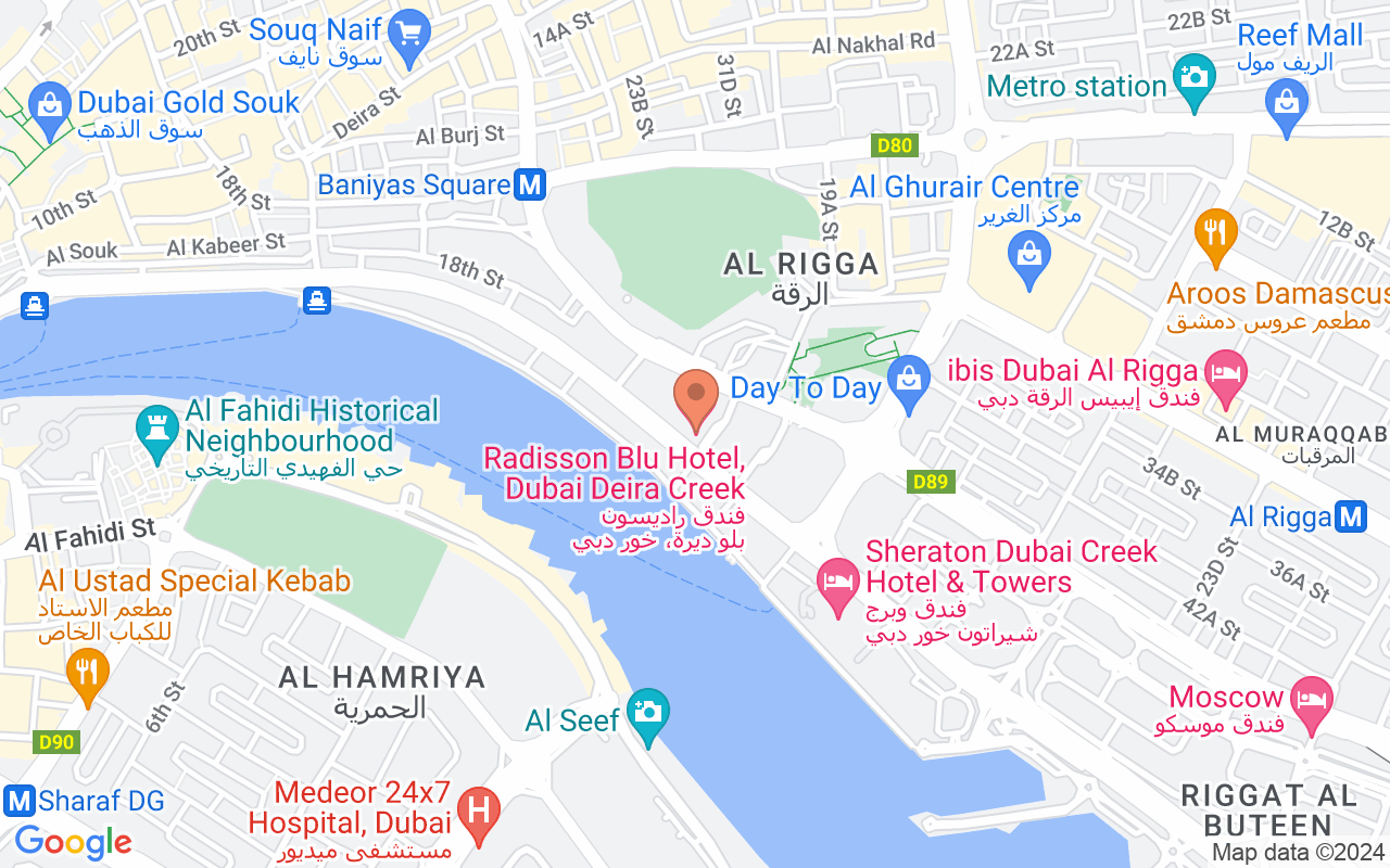 Google Map of 25.2648063,55.3108973