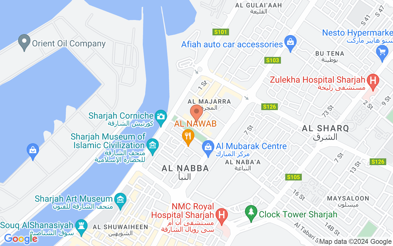 Google Map of 25.3668997,55.3922886